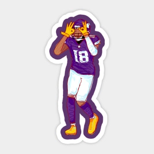 Justin jefferson Sticker